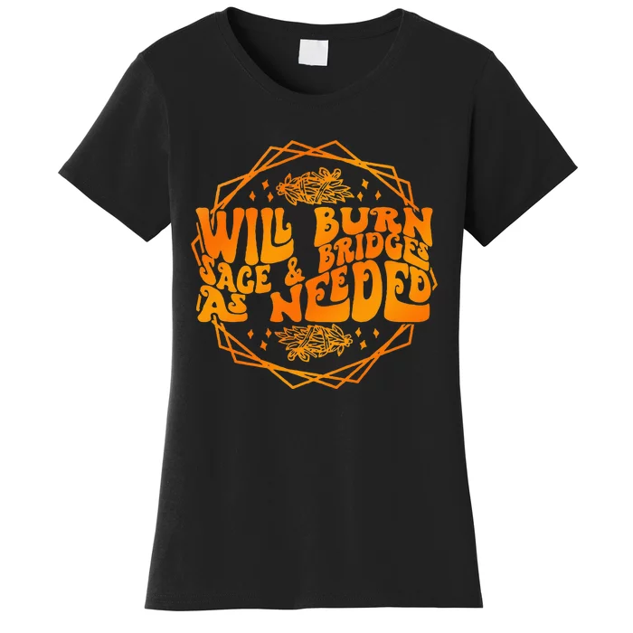 Halloween Witch: Sage Burning & Bridge Women's T-Shirt