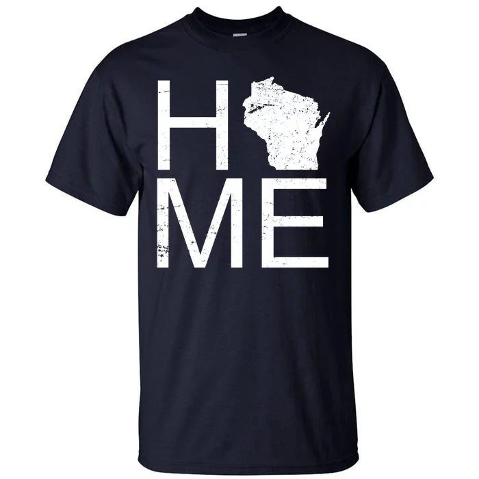 Home Wisconsin State Pride Vintage Tall T-Shirt