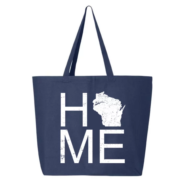 Home Wisconsin State Pride Vintage 25L Jumbo Tote