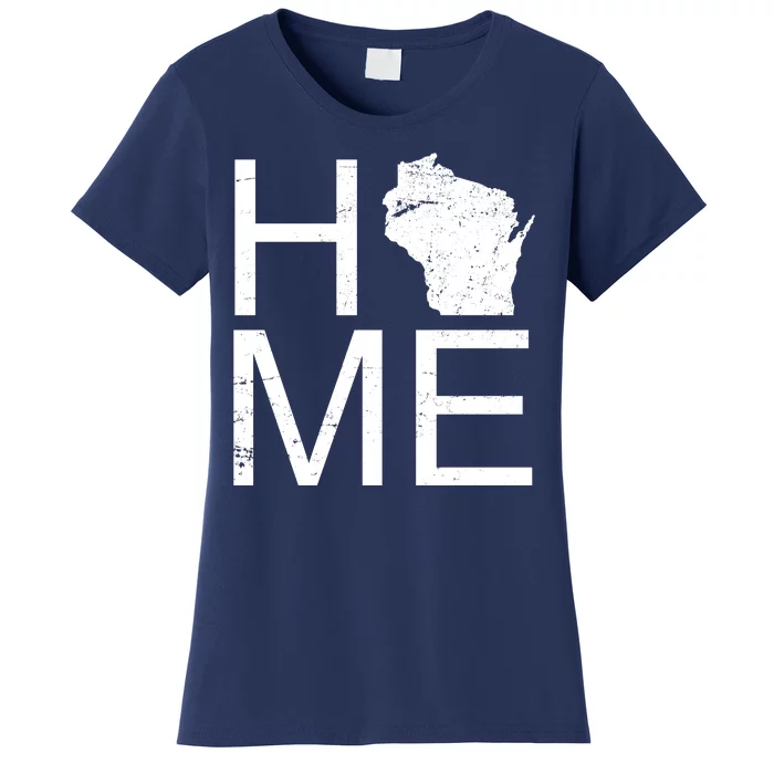 Home Wisconsin State Pride Vintage Women's T-Shirt