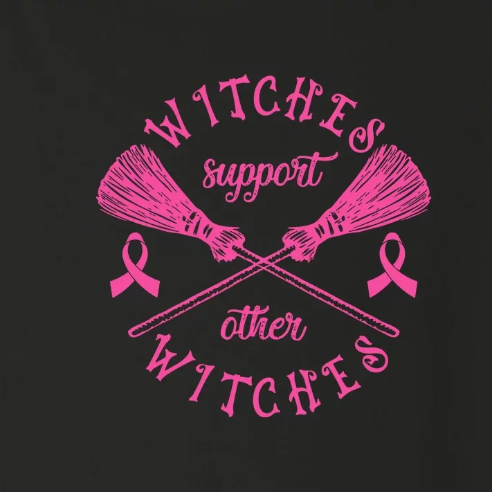 Halloween Witches Support Other Witches Witch Breast Cancer Gift Toddler Long Sleeve Shirt