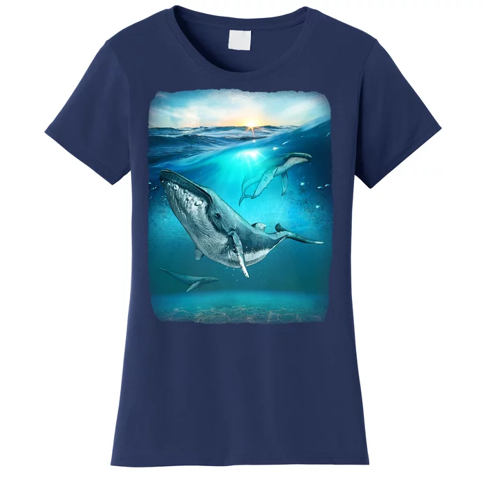 Humpback Whale Sea Ocean Women's T-Shirt