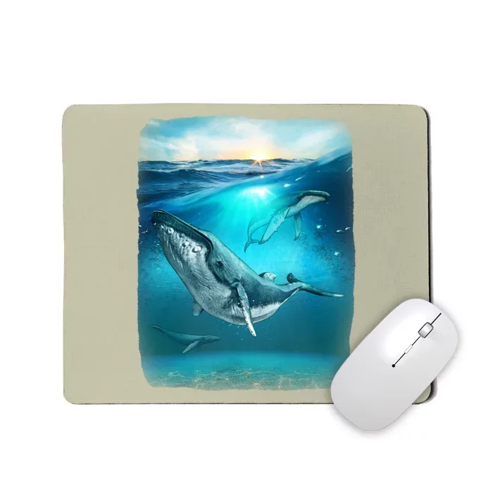 Humpback Whale Sea Ocean Mousepad