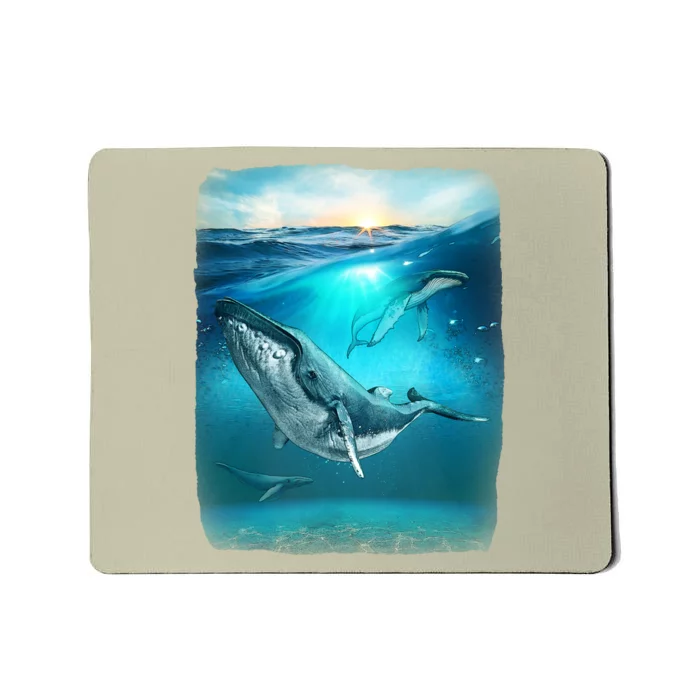 Humpback Whale Sea Ocean Mousepad