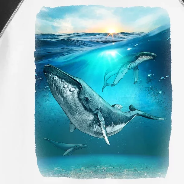 Humpback Whale Sea Ocean Toddler Fine Jersey T-Shirt