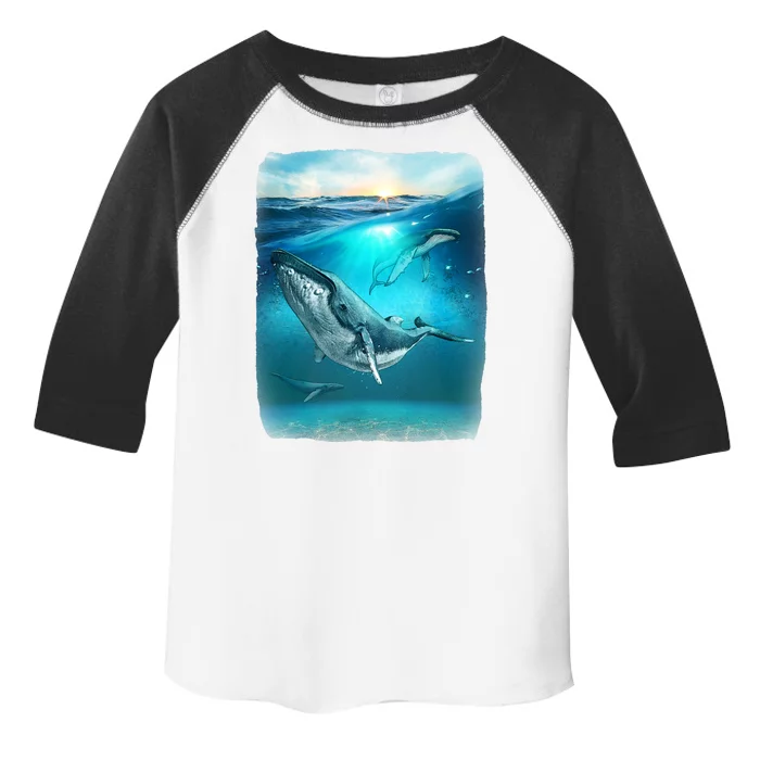 Humpback Whale Sea Ocean Toddler Fine Jersey T-Shirt