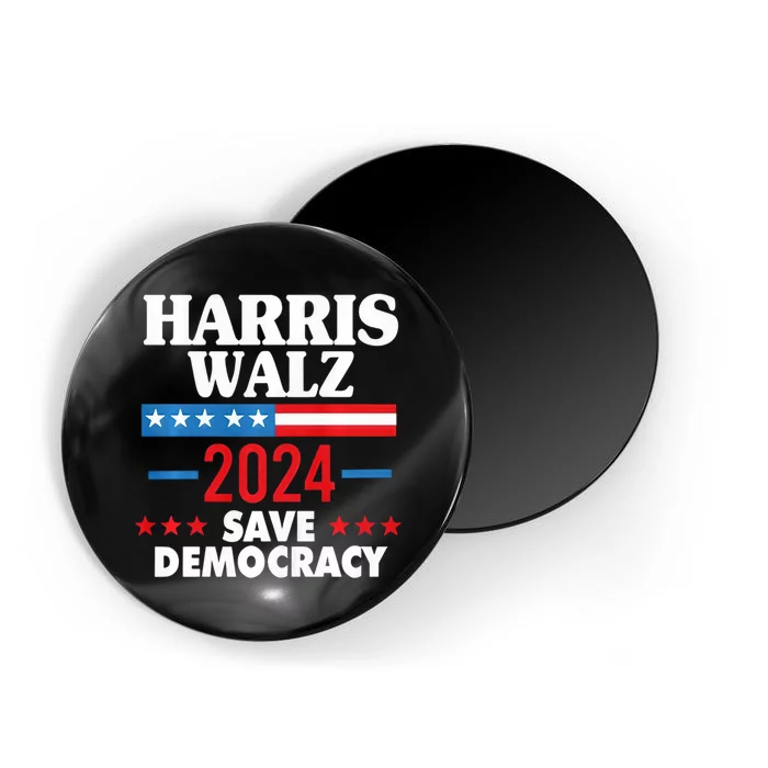 Harris Walz Save Democracy Magnet