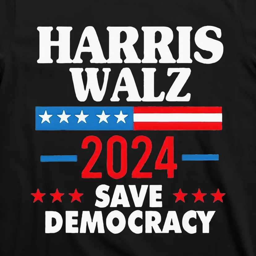 Harris Walz Save Democracy T-Shirt