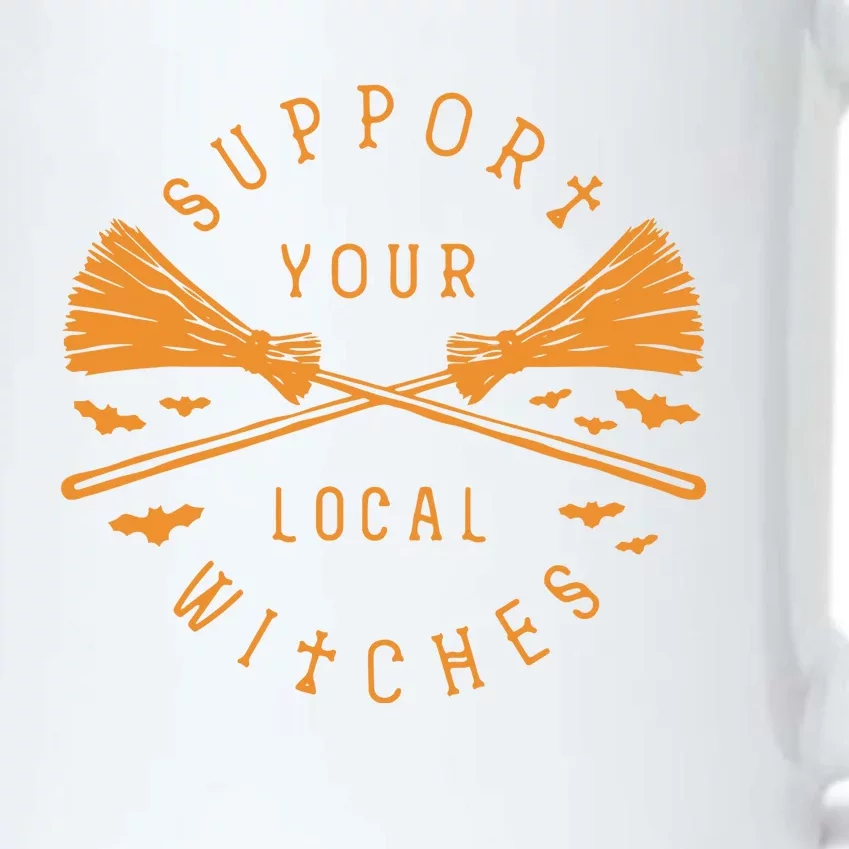 Halloween Witch Support Your Local Witches Black Color Changing Mug