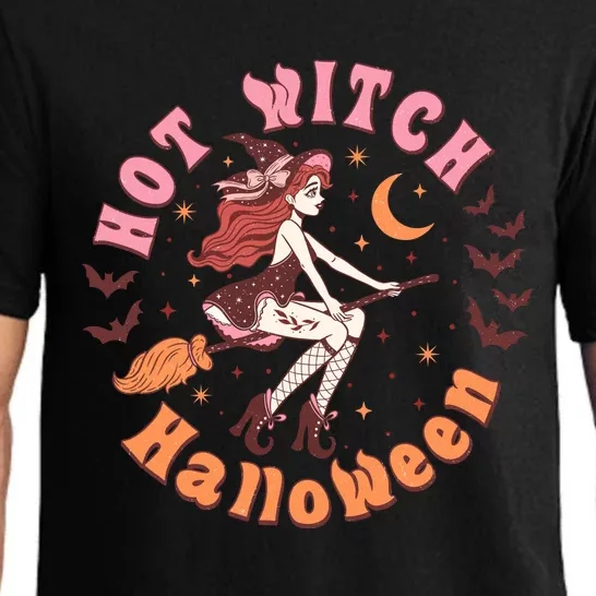 Hot Witch Spooky Halloween Gift Pajama Set