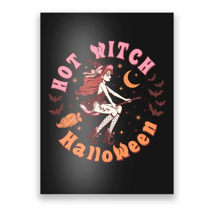 Hot Witch Spooky Halloween Gift Poster