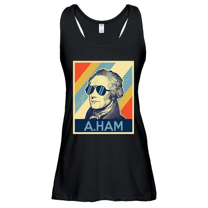 Hamilton Wearing Sunglasses Ladies Essential Flowy Tank