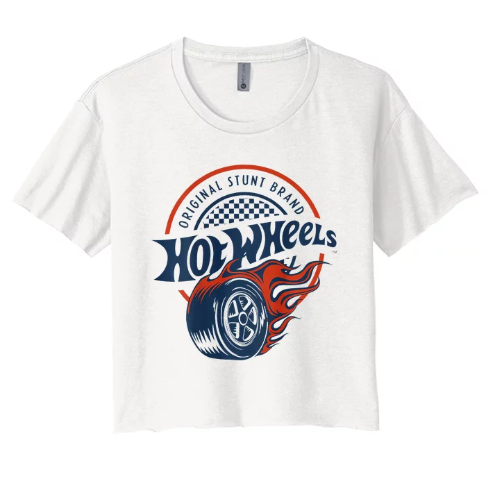 Hot Wheel.S The Original Stunt Brand Women's Crop Top Tee