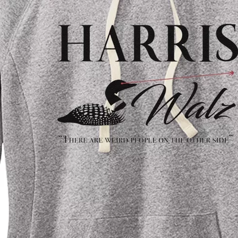 Harris Walz There Are Weird People On The Other Side Women's Fleece Hoodie