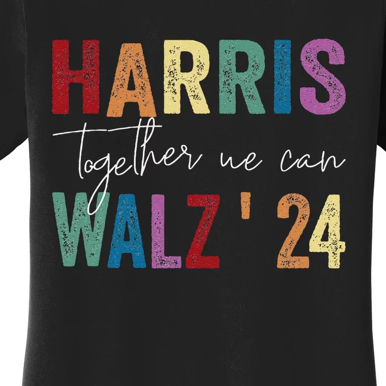 Harris Walz Together We Can Election Lgbt Harris Walz Waltz Women's T-Shirt