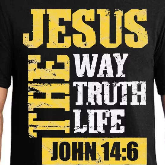 he Way, Truth, Life - John 14 6 Bible Verse Christian Faith Pajama Set