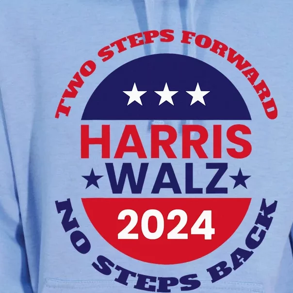 Harris Walz Two Steps Forward No Steps Back Unisex Surf Hoodie