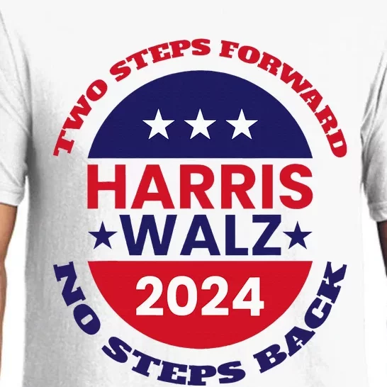 Harris Walz Two Steps Forward No Steps Back Pajama Set