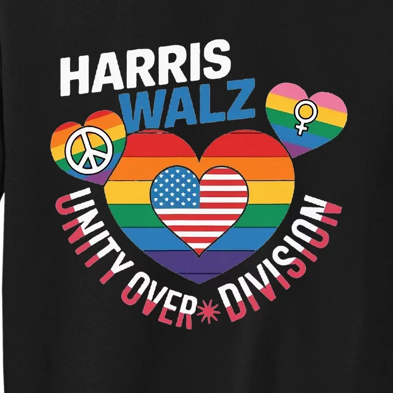 Harris Walz Together Against Division Sweatshirt