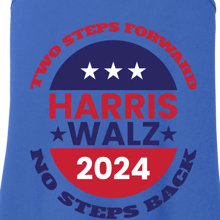 Harris Walz Two Steps Forward No Steps Back Gift Ladies Essential Tank