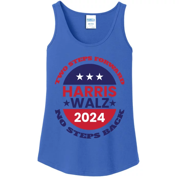 Harris Walz Two Steps Forward No Steps Back Gift Ladies Essential Tank