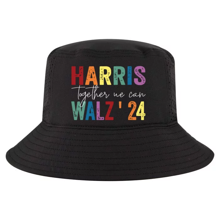 Harris Walz Together We Can Election Lgbt Harris Walz Waltz Cool Comfort Performance Bucket Hat