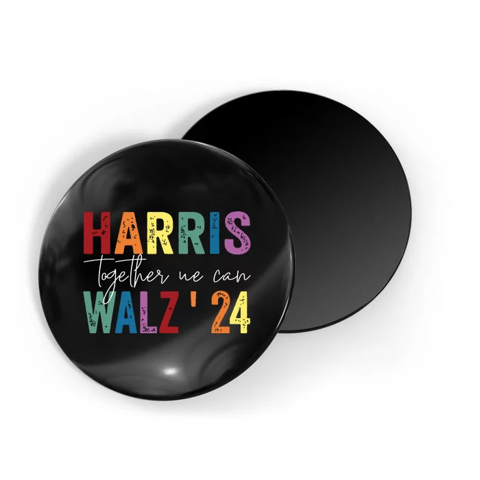 Harris Walz Together We Can Election Lgbt Harris Walz Waltz Magnet