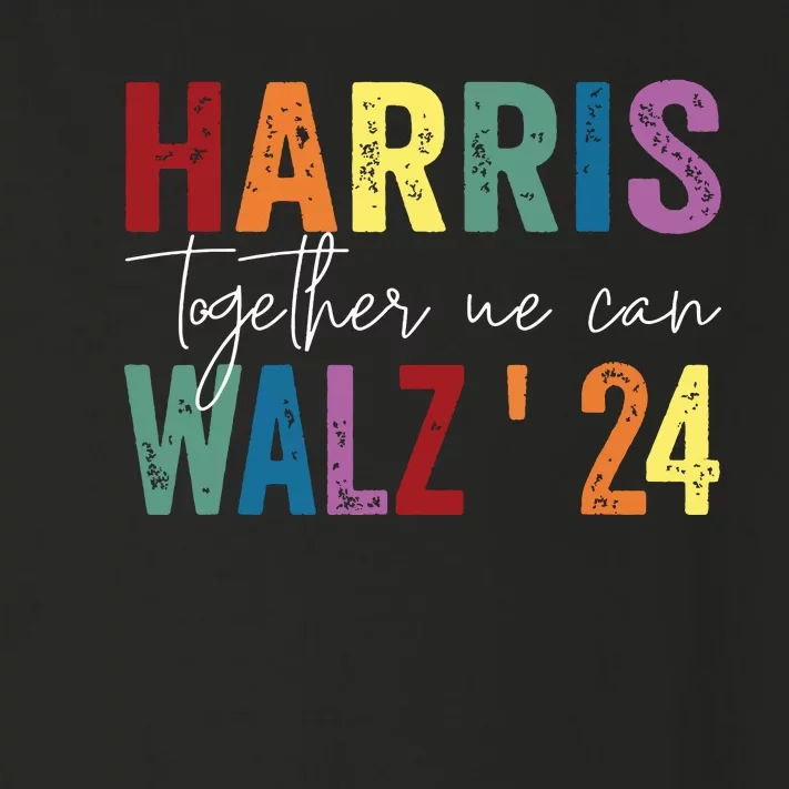 Harris Walz Together We Can Election Lgbt Harris Walz Waltz Toddler Long Sleeve Shirt