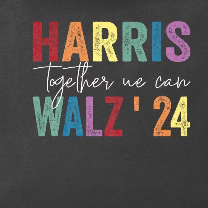 Harris Walz Together We Can Election Lgbt Harris Walz Waltz Zip Tote Bag