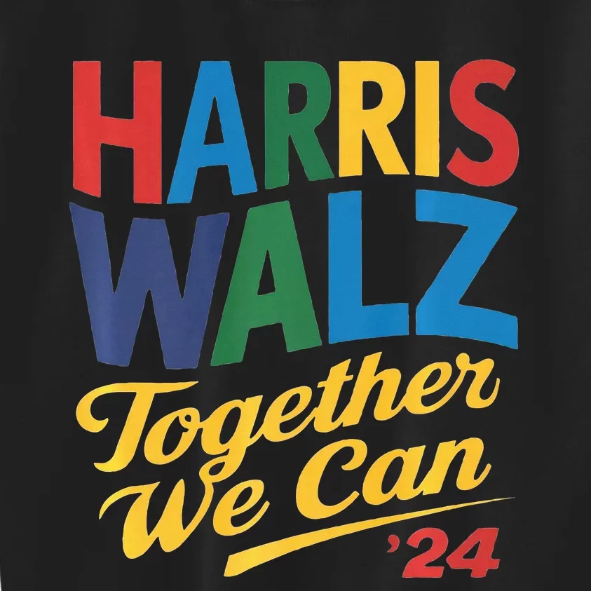 Harris Waltz Together We Can Pin Harris Waltz Premium Kids Sweatshirt