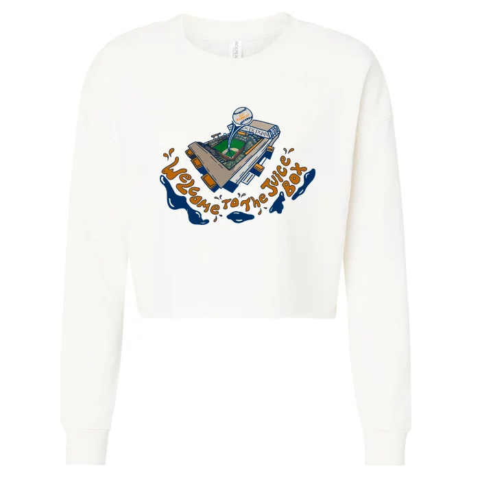 Houston Welcome To The Juice Box 2024 Cropped Pullover Crew