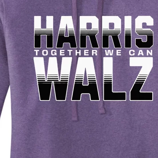 Harris Walz Together We Can Election Harris Walz Waltz Women's Pullover Hoodie