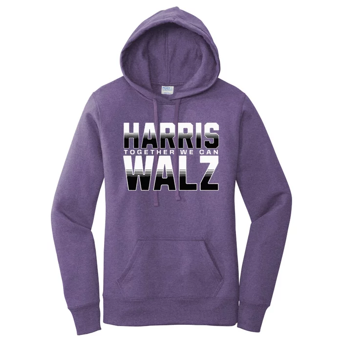 Harris Walz Together We Can Election Harris Walz Waltz Women's Pullover Hoodie