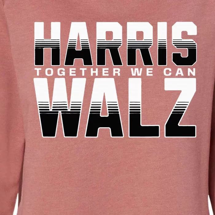 Harris Walz Together We Can Election Harris Walz Waltz Womens California Wash Sweatshirt