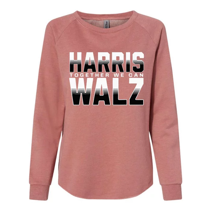 Harris Walz Together We Can Election Harris Walz Waltz Womens California Wash Sweatshirt