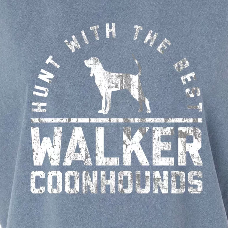 Hunt With The Best ~ Walker Coonhound Gift Garment-Dyed Women's Muscle Tee