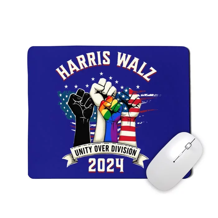 Harris Walz Unity Over Division Harris Walz Mousepad