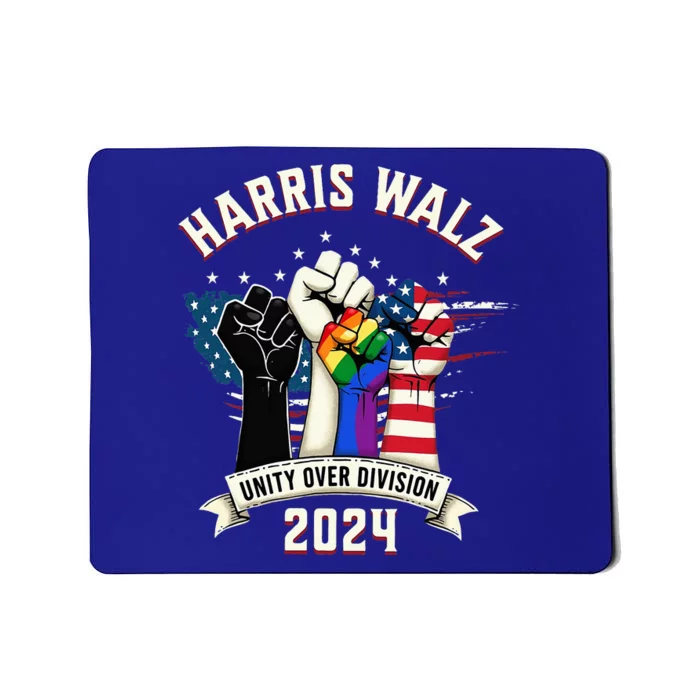 Harris Walz Unity Over Division Harris Walz Mousepad