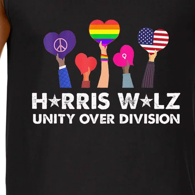 Harris Walz Unity Over Division Comfort Colors® Tank Top