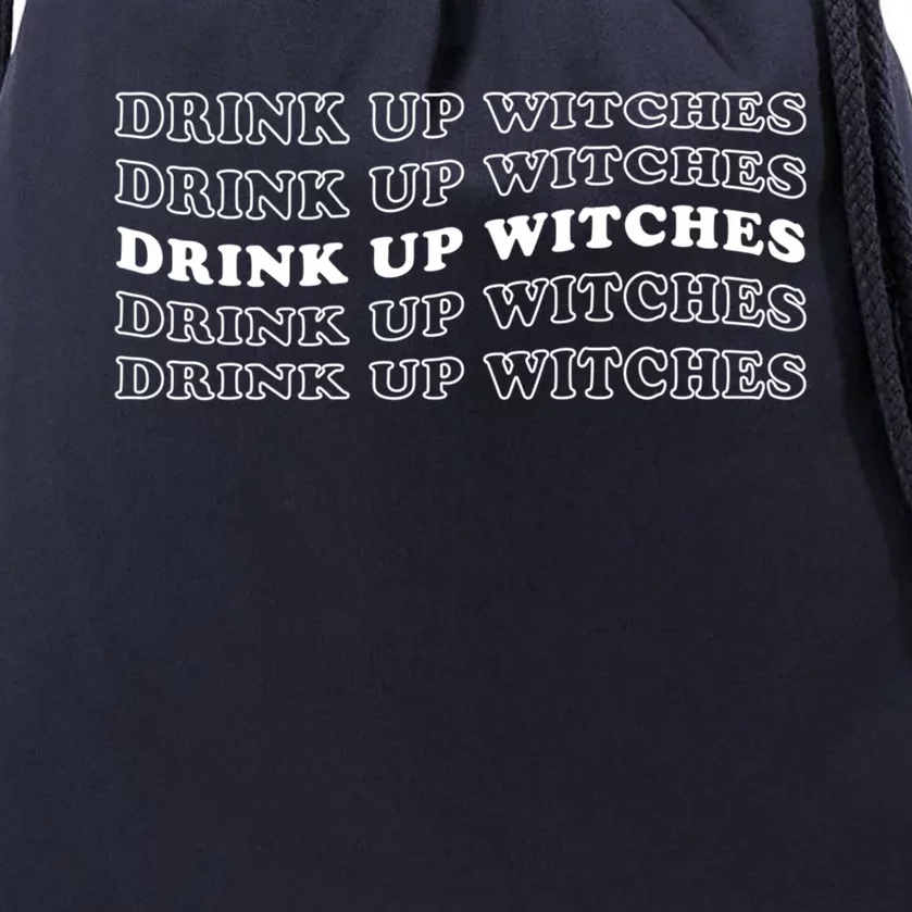 Halloween Witch Up Witches Funny Gift Drawstring Bag