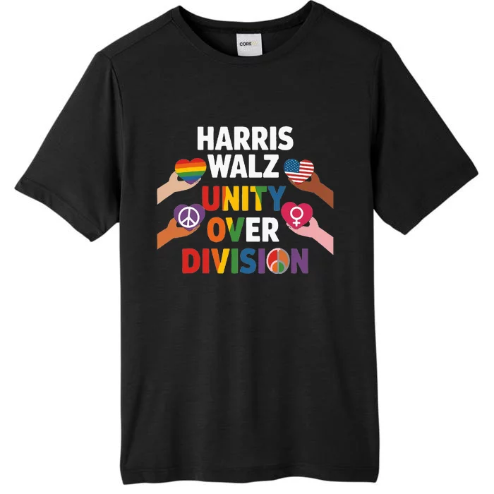 Harris Walz Unity In The Election ChromaSoft Performance T-Shirt