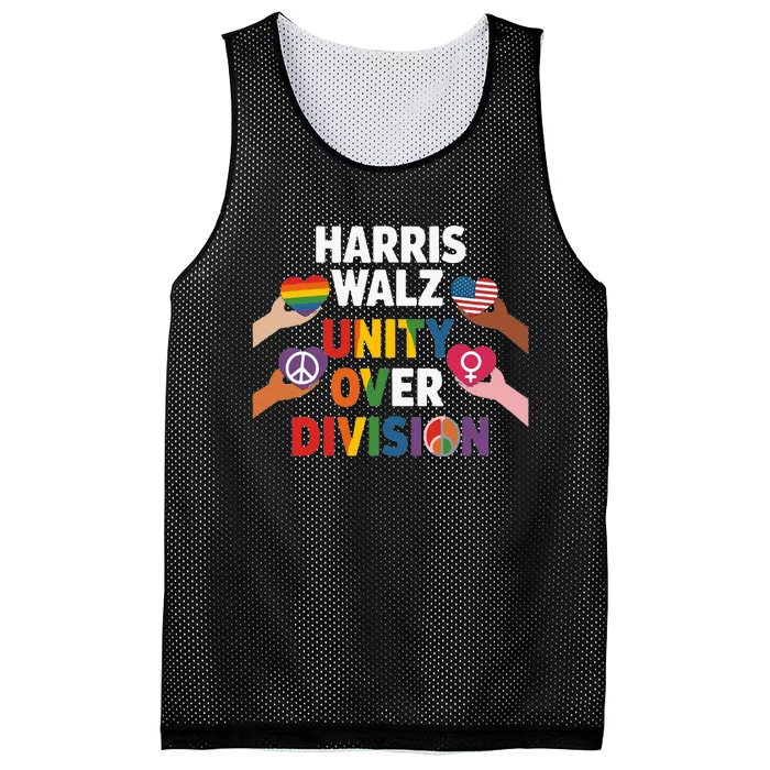 Harris Walz Unity In The Election Mesh Reversible Basketball Jersey Tank