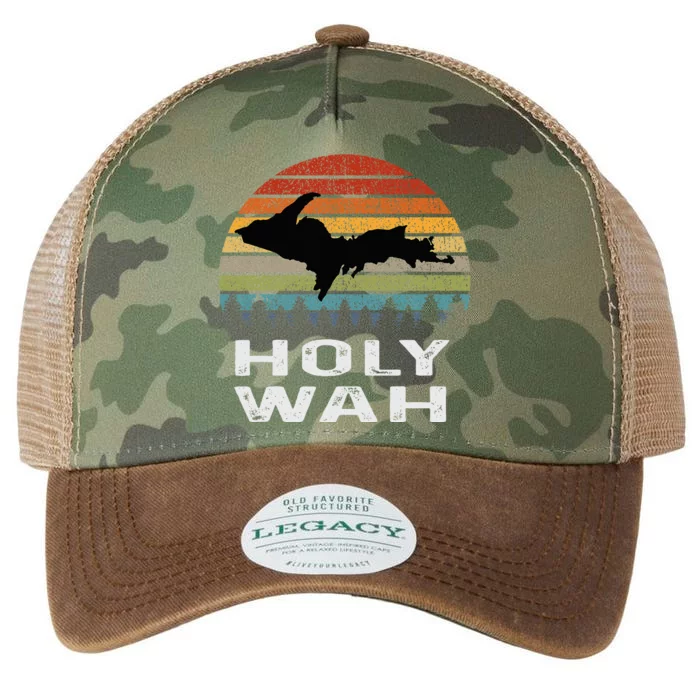 Holy Wah Upper Peninsula Michigan Gifts Yooper Legacy Tie Dye Trucker Hat