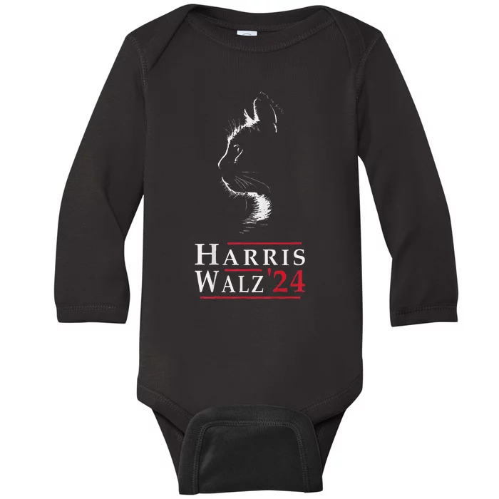 Harris Walz Us Election Vice President 2024 Kamala Baby Long Sleeve Bodysuit