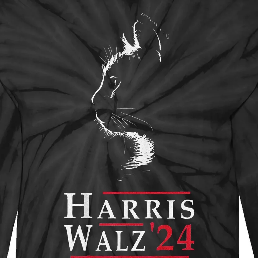 Harris Walz Us Election Vice President 2024 Kamala Tie-Dye Long Sleeve Shirt