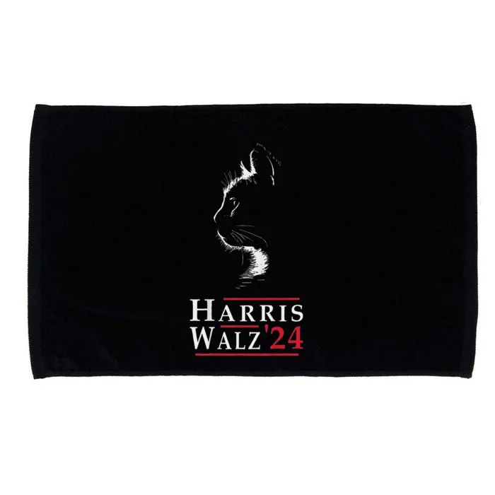 Harris Walz Us Election Vice President 2024 Kamala Microfiber Hand Towel