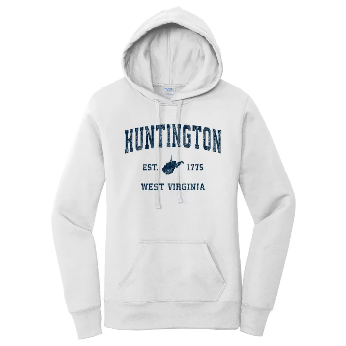 Huntington West Virginia Wv Vintage Sports Women's Pullover Hoodie