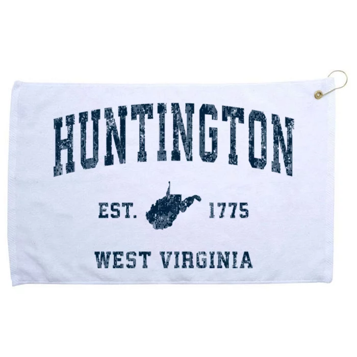 Huntington West Virginia Wv Vintage Sports Grommeted Golf Towel