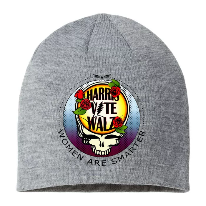 Harris Walz Vote Women Are Smarter 8 1/2in Sustainable Knit Beanie