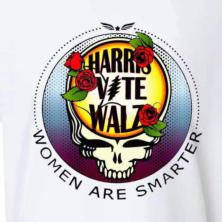 Harris Walz Vote Women Are Smarter Sueded Cloud Jersey T-Shirt